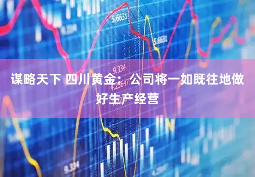 谋略天下 四川黄金：公司将一如既往地做好生产经营
